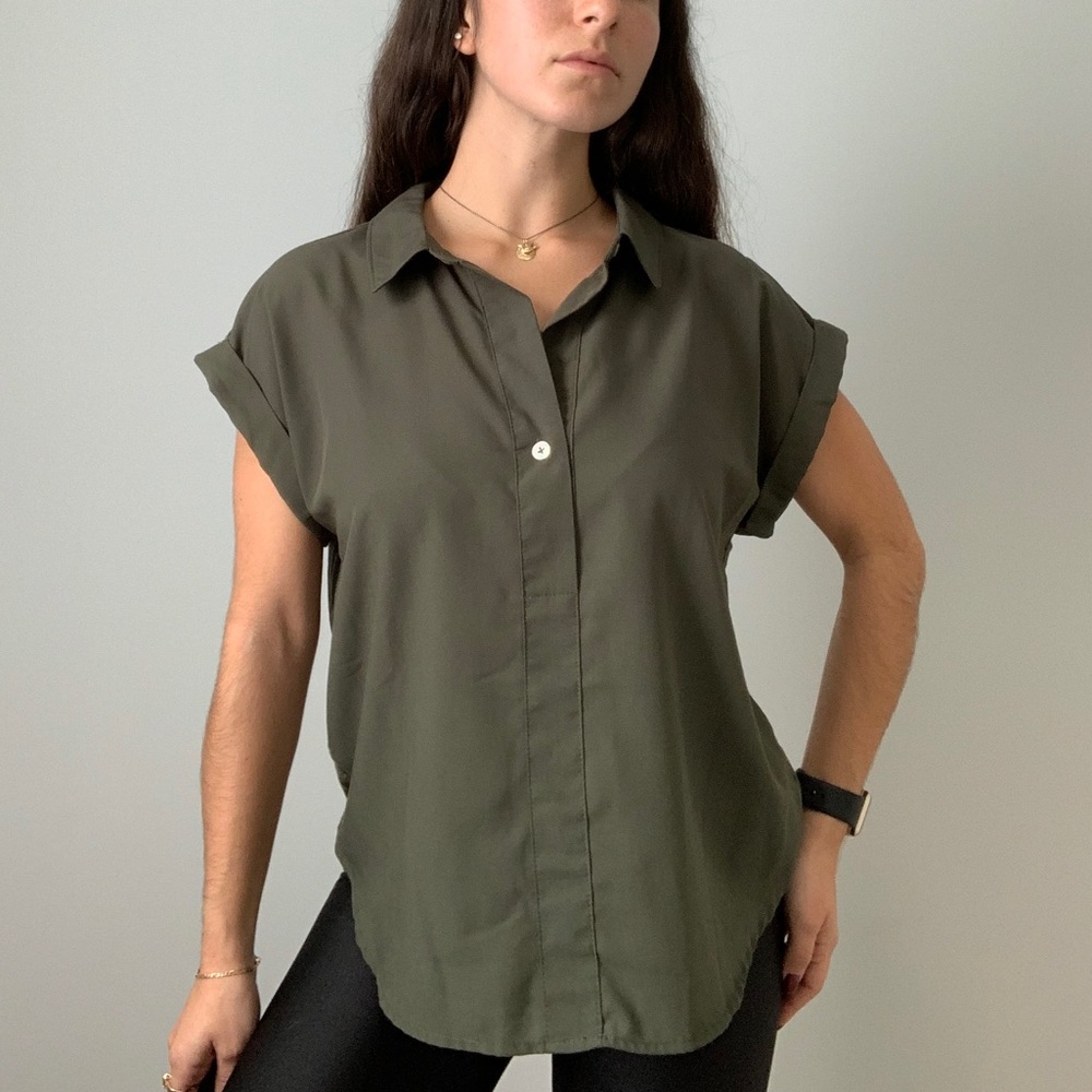 Cap Sleeved Blouse